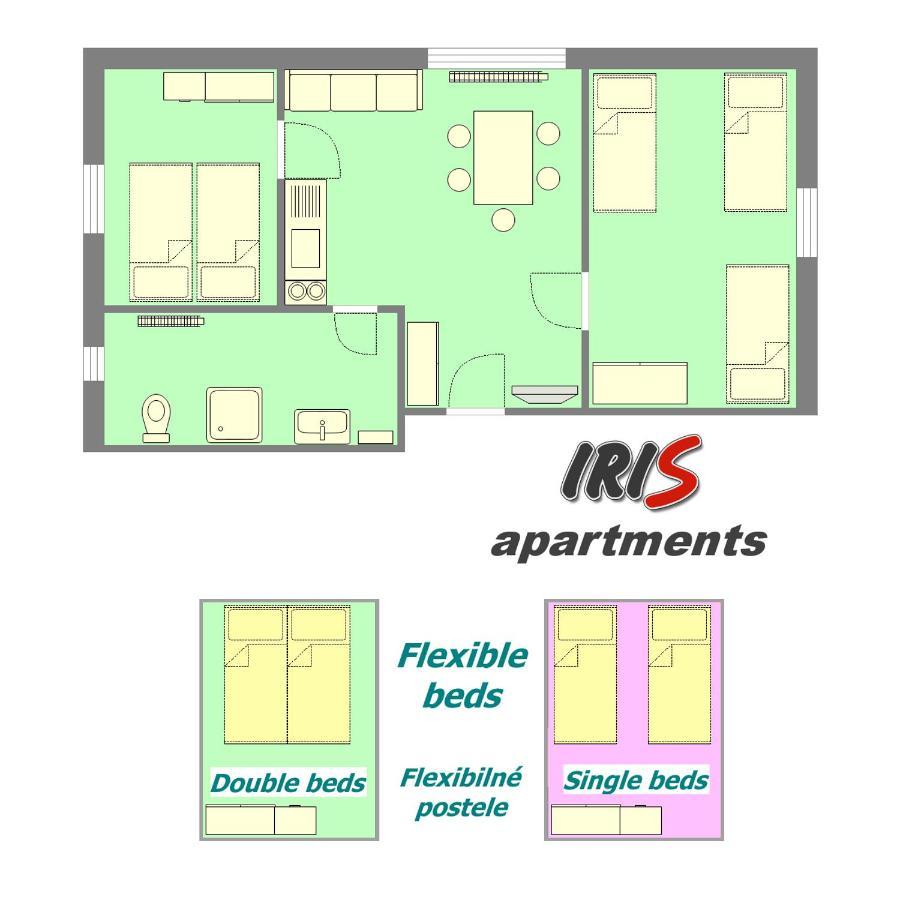 Apartments Iris Liptovsky Mikulas Exterior foto